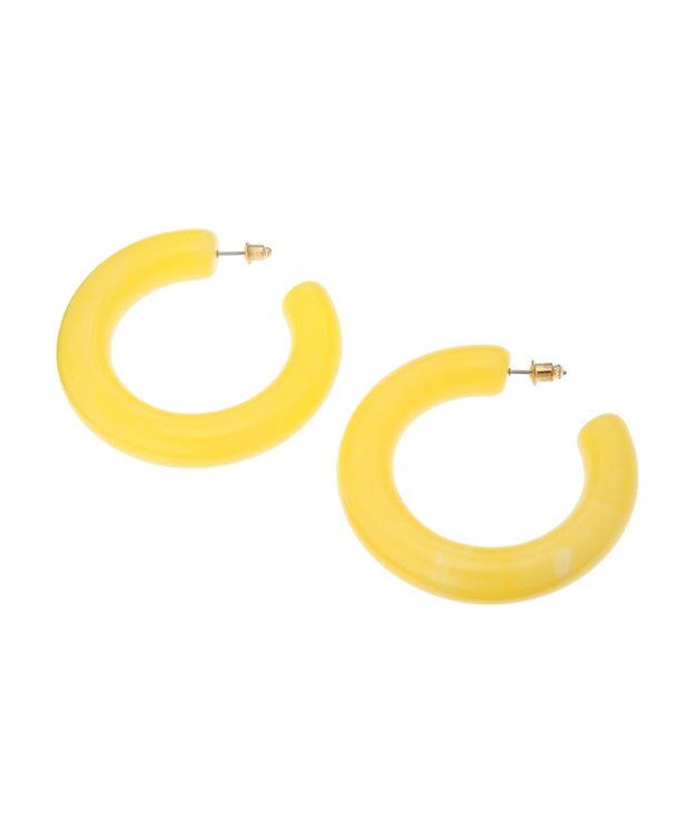 AMERICAN HOLIC ビッグフープピアス Yellow
