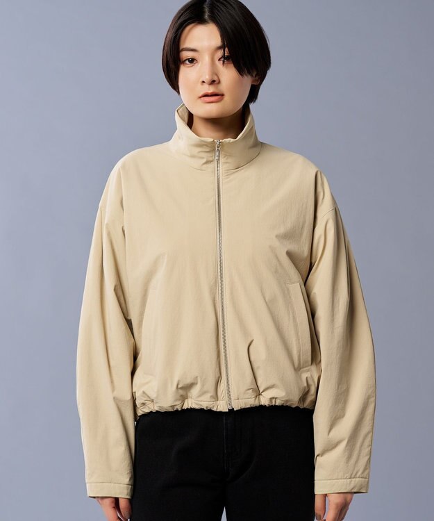 uncrave スムースタフタ パディングジャケット（uncrave STANDARD） ベージュ