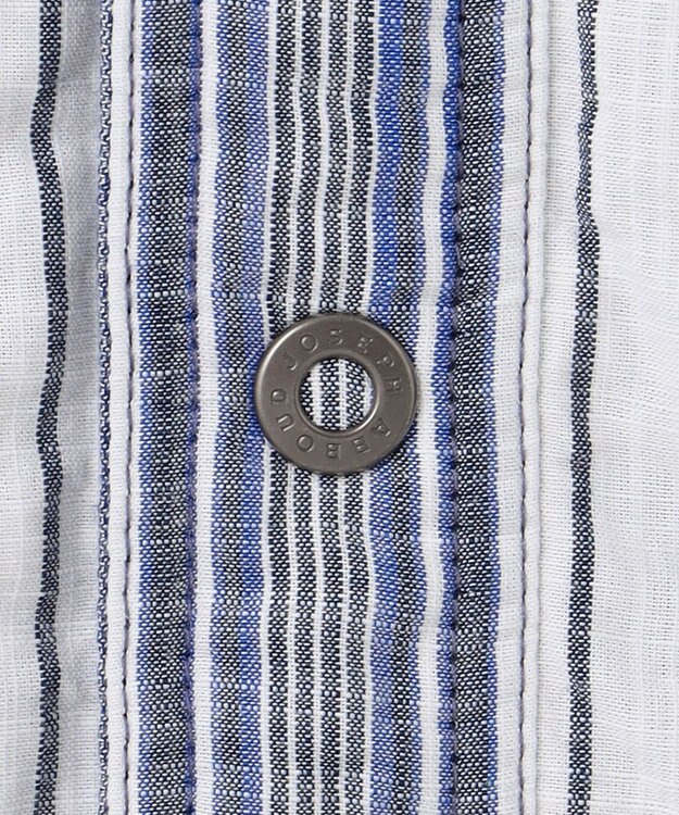 JOSEPH ABBOUD 【25SS・2WAY】リバーシブルシャツ サックスブルー系