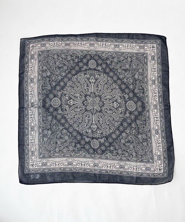 WEGO パターンバンダナ ブラック