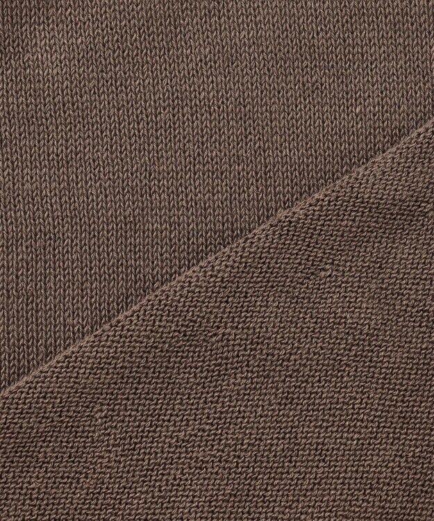 23区 【洗える】リネンシルクブレンド カーディガン ブラウン系