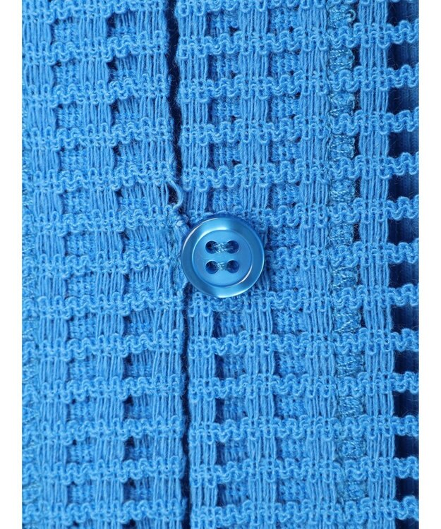 earth music&ecology ＳＥＴ２点メッシュカーディガン＋インナー Blue