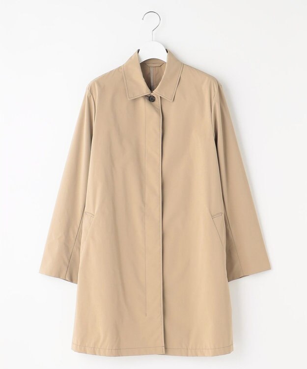 J.PRESS LADIES S 【洗える・撥水】ポリアーティローザ シングル トレンチコート モカ系