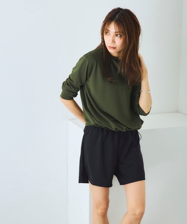 OP／FILA 【Kappa】ロンT付き水着4点セット タンキニデザイン カーキ