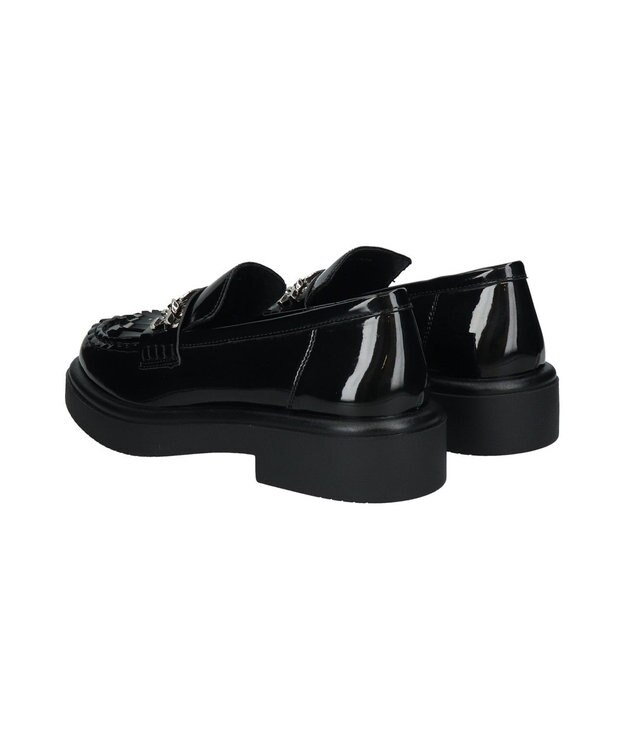 Bridget Birkin 【Round About】チェーンビットタッセルローファー ブラックエナメル