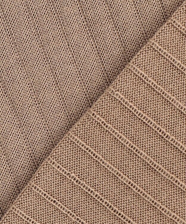 23区 【エステータ】シルクリブ タートルニット ベージュ系