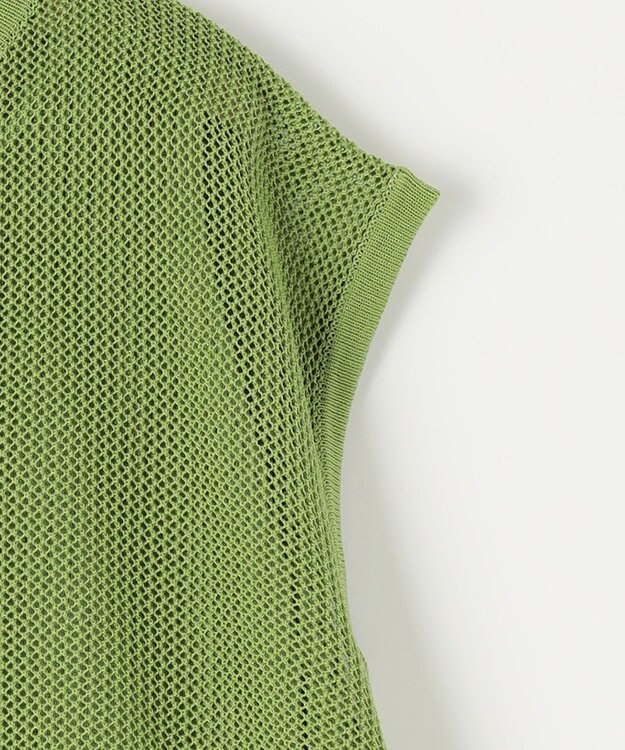 SHARE PARK LADIES 【セットアイテム】レーヨンナイロンニットワンピース グリーン系