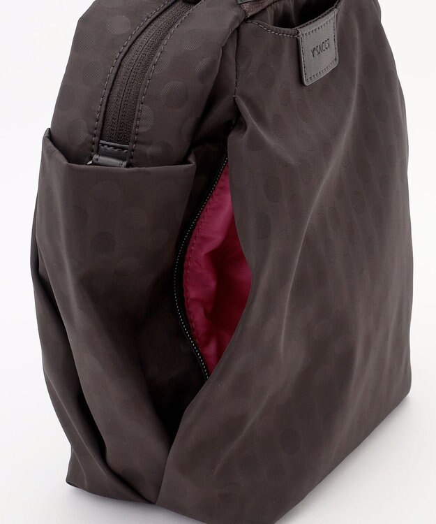 Y'SACCS 【大人のおしゃれ手帖10月号掲載】市川実和子×Y'SACCS　ドットミニボストン チョコ