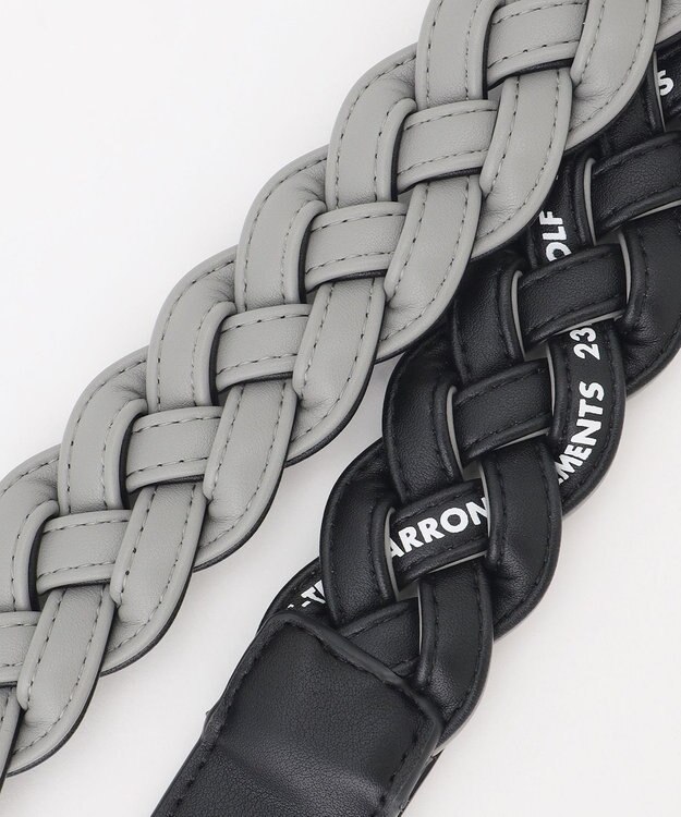 23区GOLF 【MEN】リバーシブルロゴメッシュベルト ブラック系