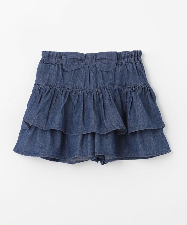 ANY KIDS 柄キュロット インディゴ