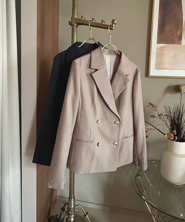 Feroux 2WAYテーラード ジャケット ライトグレー系