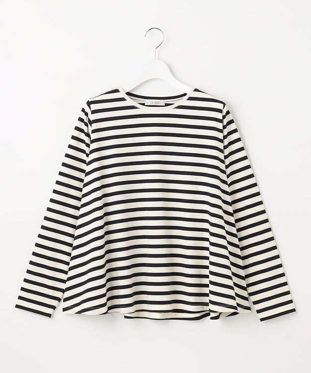 Feroux 裾フレア ロンＴ アイボリー系1