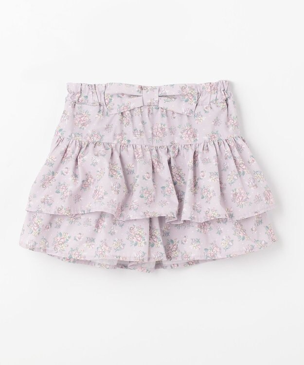 ANY KIDS 柄キュロット ラベンダー花柄