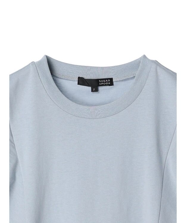 Green Parks ・ＳＵＧＡＲ　ＳＰＯＯＮ【ＣＯＯＬ】フレンチスリーブＴＥＥ Blue