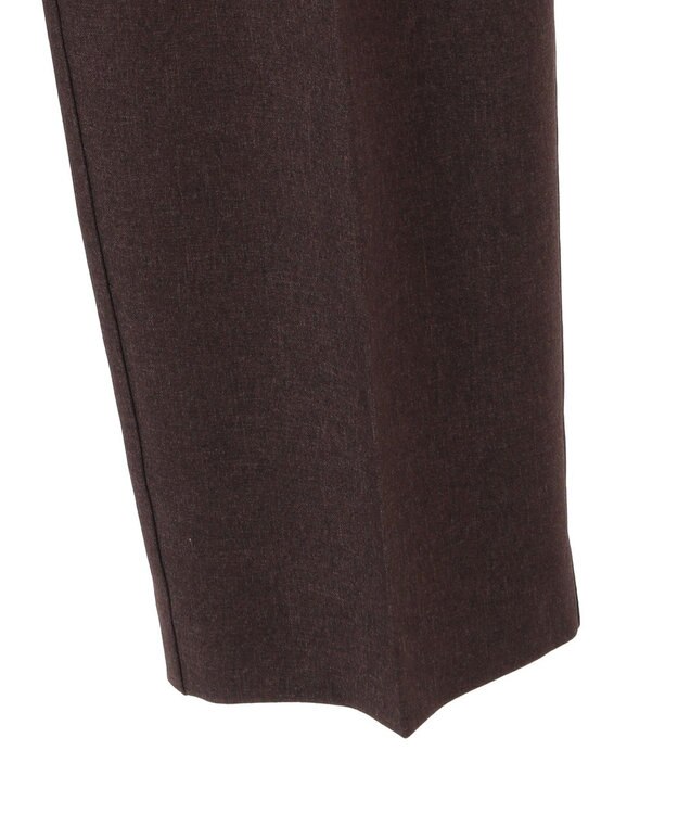 Green Parks きれいシルエット麻調パンツ（テーパード） Light Beige