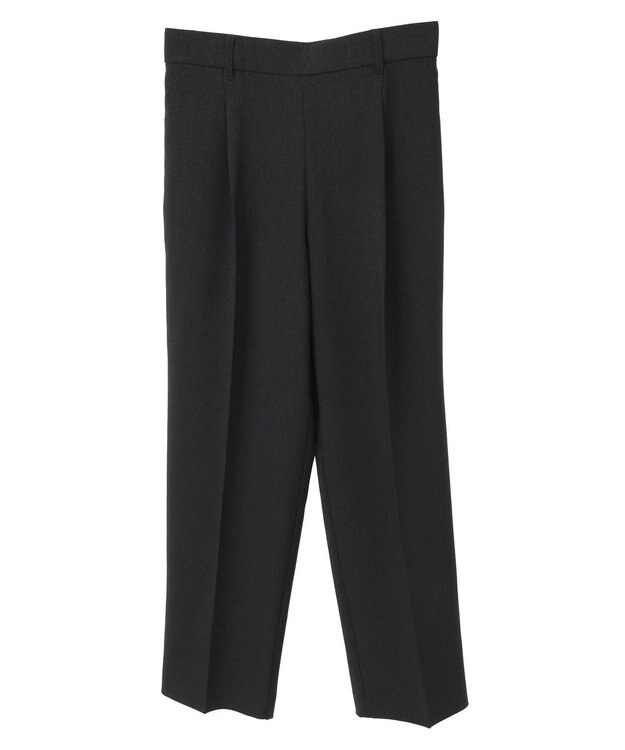 Green Parks きれいシルエット麻調パンツ（テーパード） Light Beige