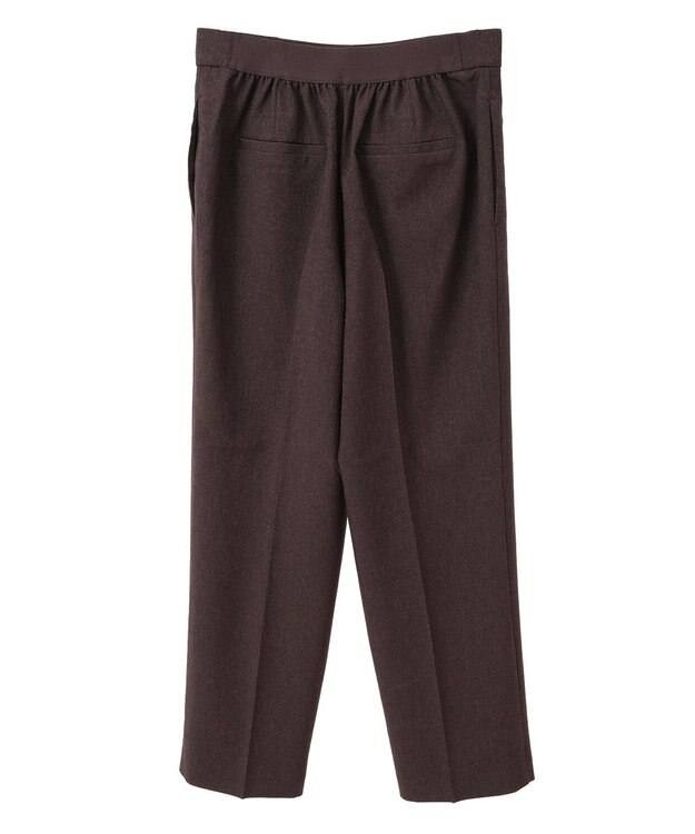 Green Parks きれいシルエット麻調パンツ（テーパード） Light Beige