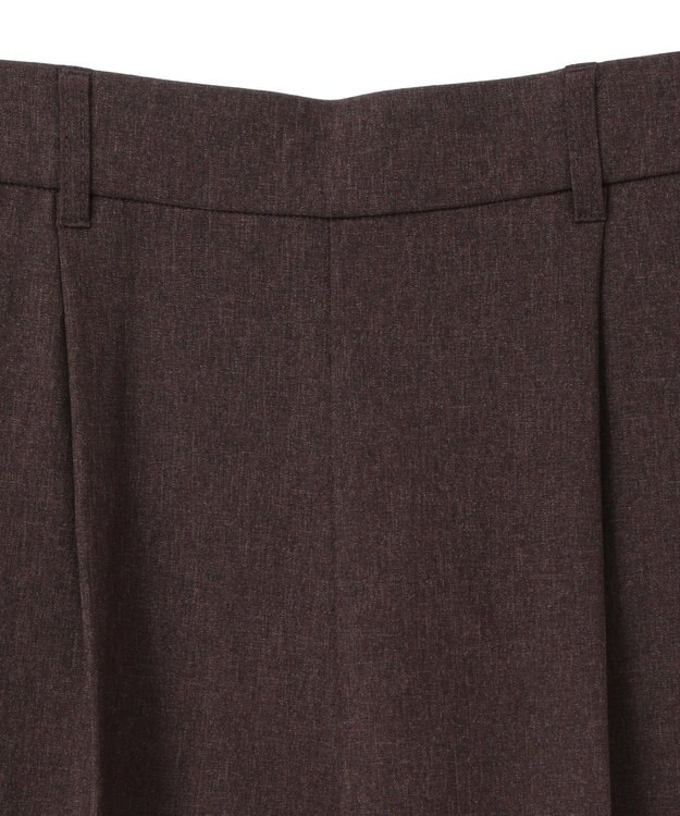 Green Parks きれいシルエット麻調パンツ（テーパード） Light Beige