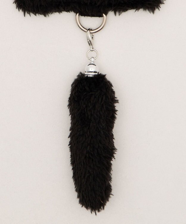 WEGO 【痛バ＆推し活グッズ】なりきりネコロングフォトケースキーホルダ－ ブラック