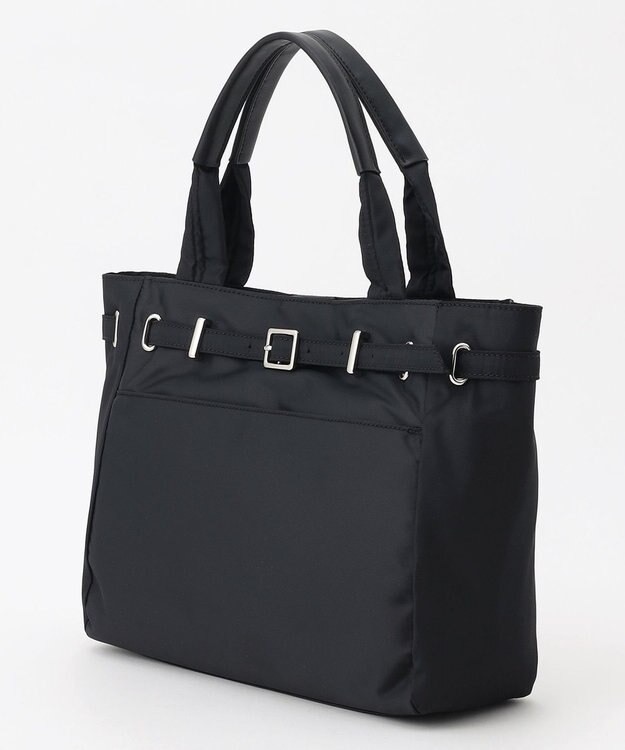 ICB 【新色追加・A4サイズ収納可】ベルトバックルトート ブラック系