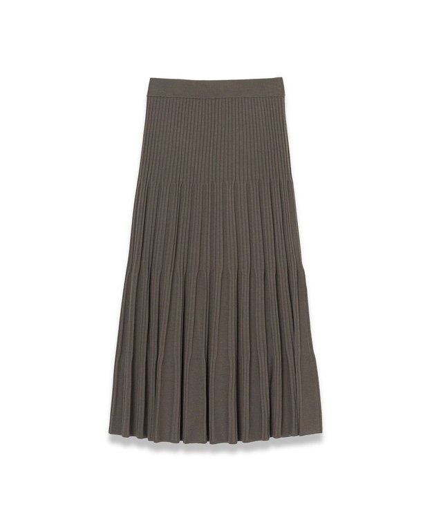 JOSEPH 【洗える】メリノウールリブ　ニットスカート Mushroom