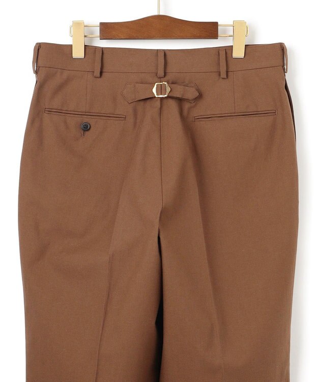 J.PRESS MEN 【J.PRESS ORIGINALS】Magic Cuba Wool Cotton Hopsack New Piped Stem Slacks ブラウン系