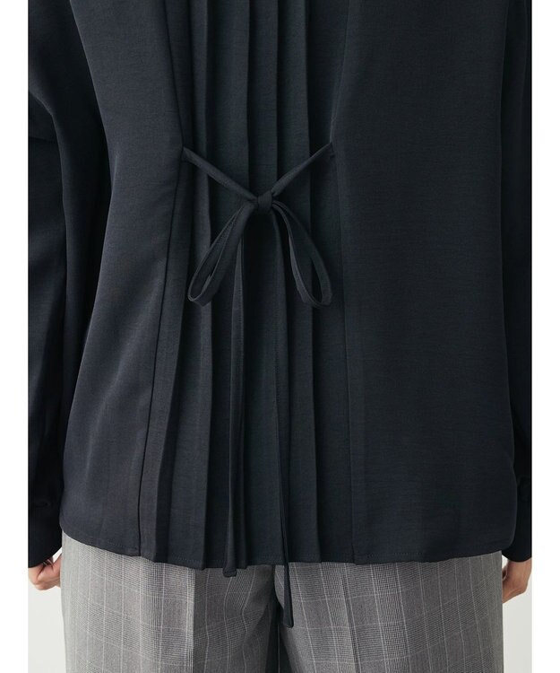 Green Parks ・ＥＬＥＮＣＡＲＥ　ＤＵＥ　バックプリーツブラウス Black