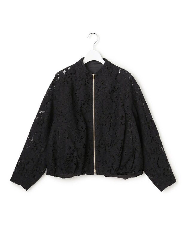 23区 S 【エステータ/Precious掲載】ヴィンテージコードレース ブルゾン ブラック系