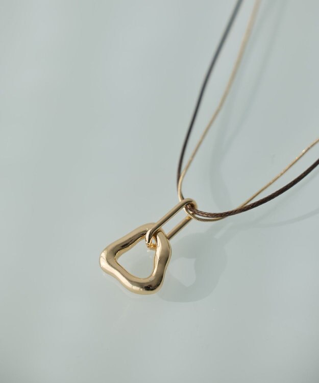 YECCA VECCA コードチェーンワントップネックレス Gold