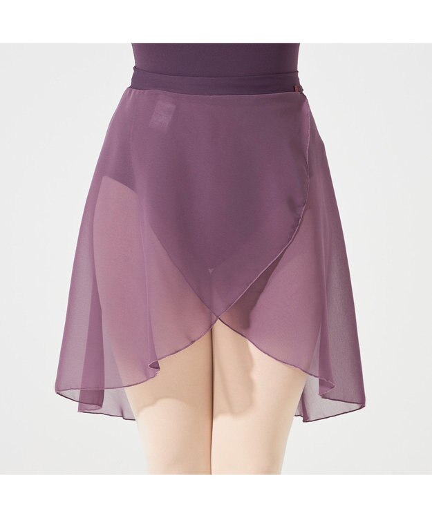Chacott 【AKANE TAKADA】巻きスカート パープル