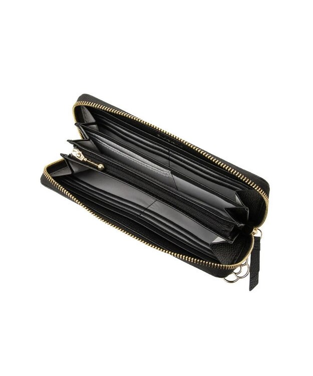 CLATHAS カーラ ラウンド長財布 ブラック