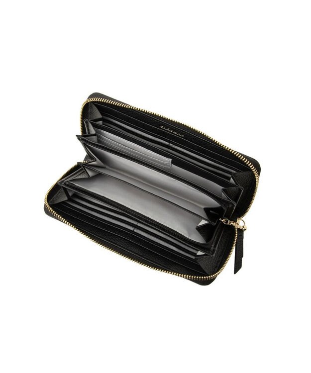 CLATHAS カーラ ラウンド長財布 ブラック