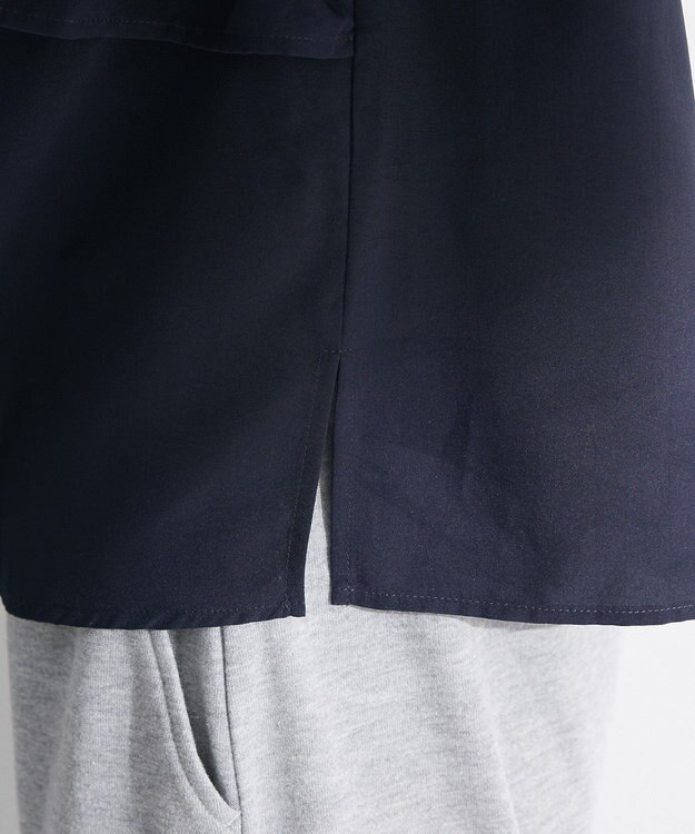 Green Parks ２ｗａｙ　フリルショートスリーブブラウス Dark Navy