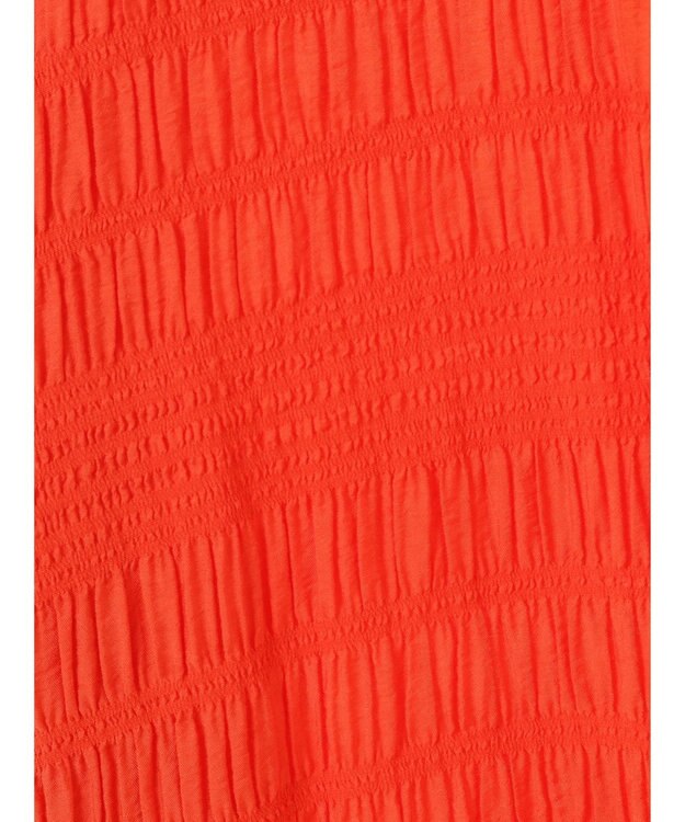 Green Parks ドロスト表面感プルオーバー Orange