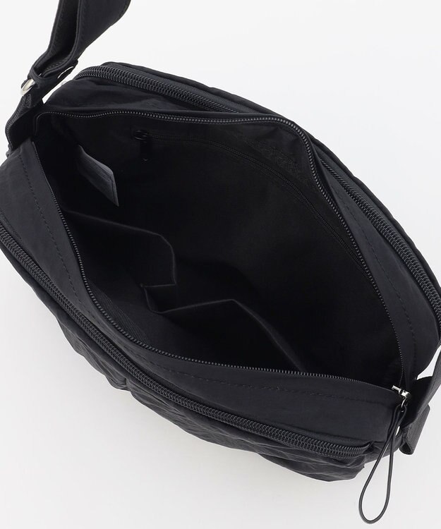 LA BAGAGERIE 【MONICA】フロントポケットショルダーバッグ ブラック