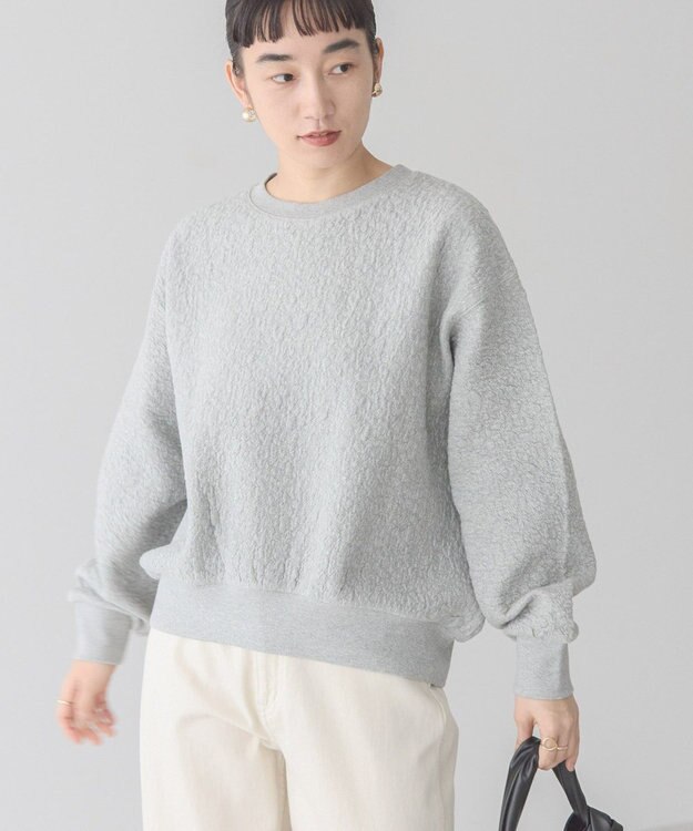 AMERICAN HOLIC フクレジャガードプルオーバー Light Gray Mixture