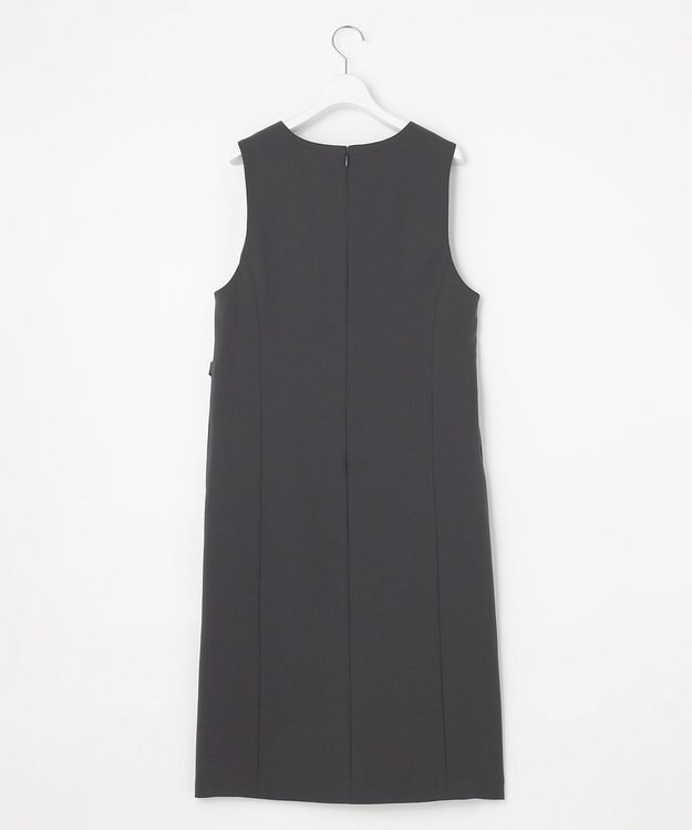 J.PRESS LADIES L 【洗える】RELAXIONツイル ジャンパースカート スレート系