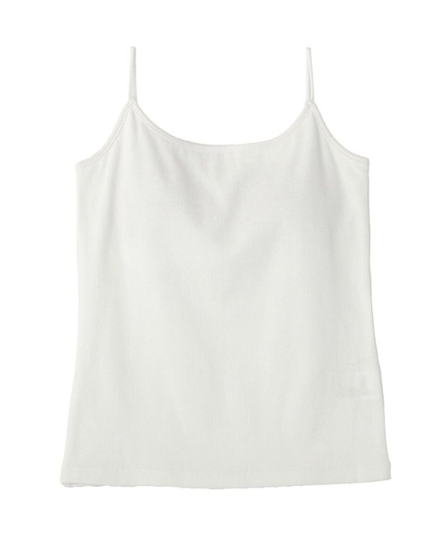 Green Parks カップ付きキャミソール White
