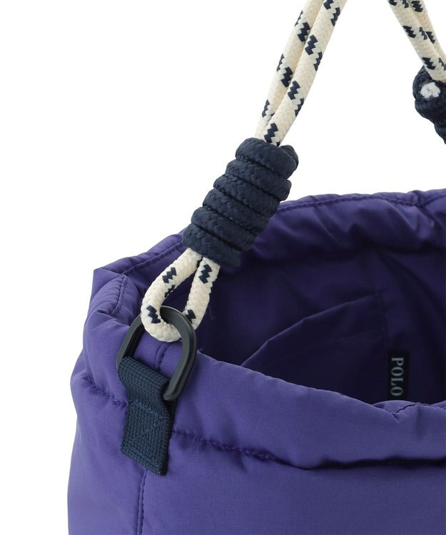 MOONBAT POLO RALPH LAUREN(ポロ ラルフローレン) FLAG BEAR ポロベア ショルダー レインバッグ 無地 刺繍 傘袋 パープル