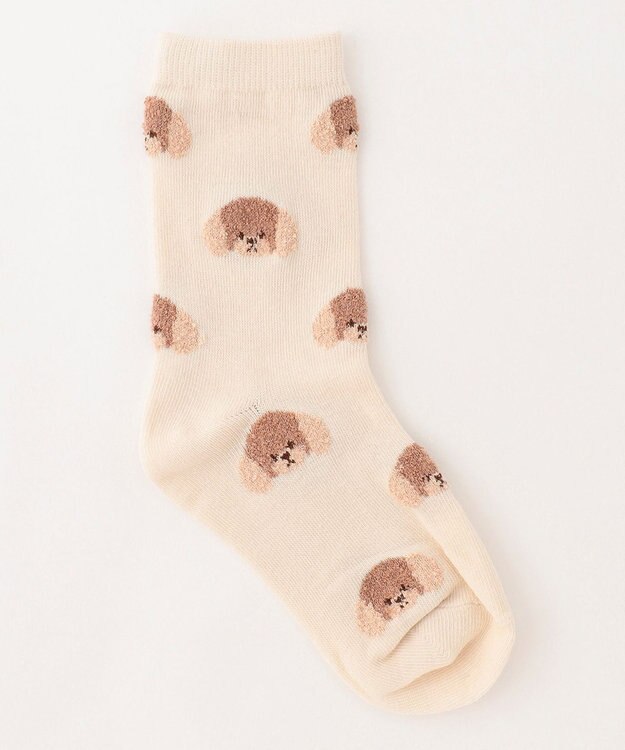 ANY KIDS 【3点セット】ソックス (どうぶつパステル) ライラック系2