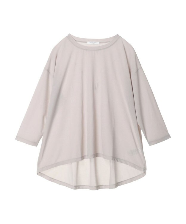 Green Parks シアーリブチュニック Gray