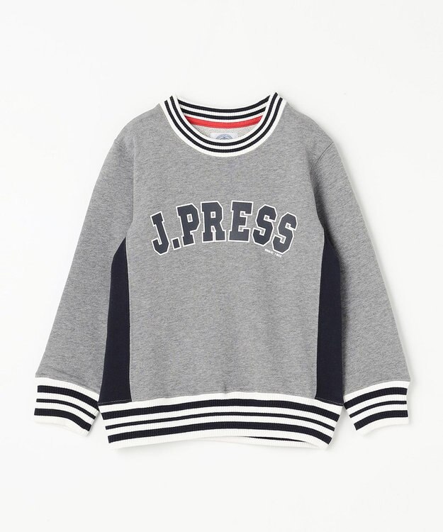 J.PRESS KIDS 【110-130cm】J.PRESSロゴ トレーナー グレー系