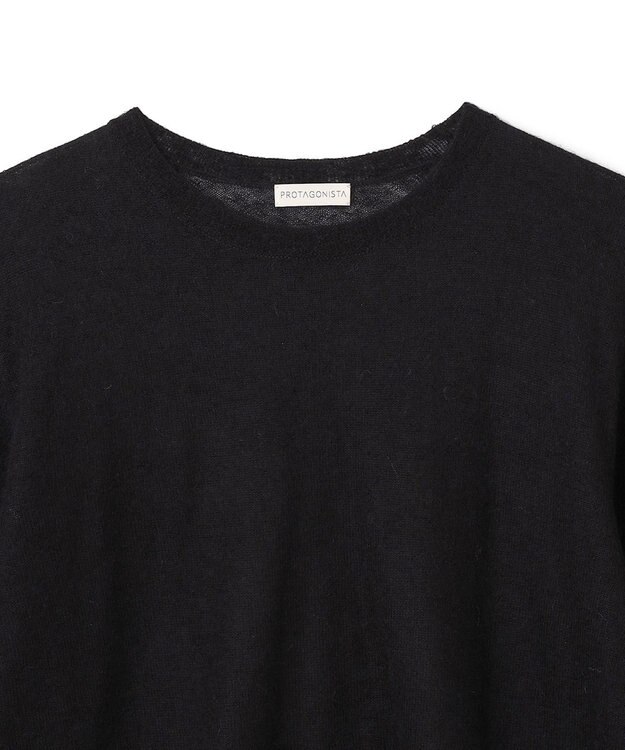 BEIGE， PROTAGONISTA / シアーモヘアニット Black