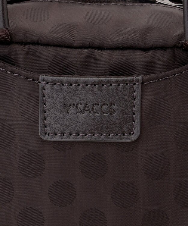 Y'SACCS 【大人のおしゃれ手帖10月号掲載】市川実和子×Y'SACCS　ドットミニボストン チョコ