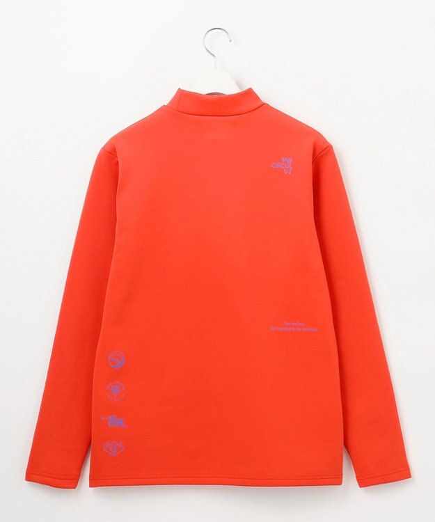 PW CIRCULUS 【MEN】裏フリースモックネックT レッド系