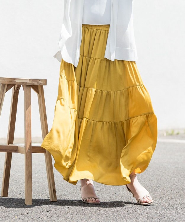 ONWARD Reuse Park 【自由区】スカート春夏 イエロー