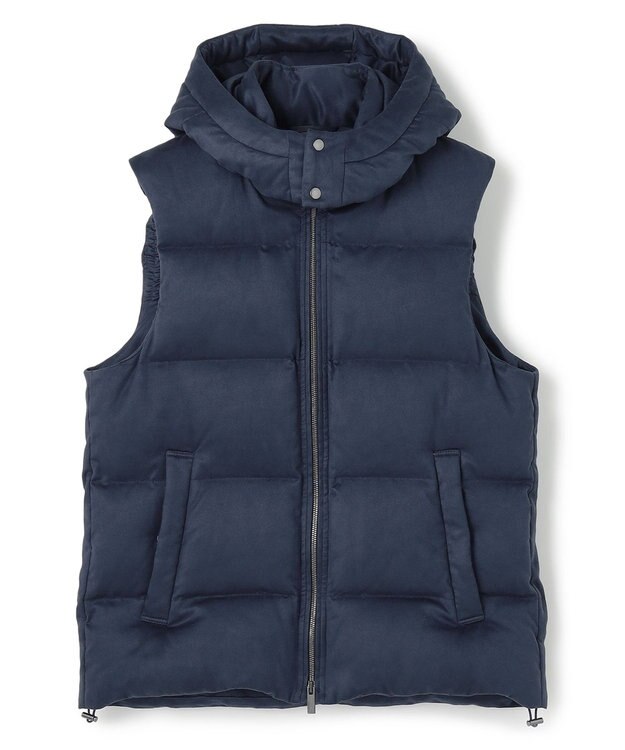 JOSEPH HOMME コマスエード　ダウンベスト ネイビー系