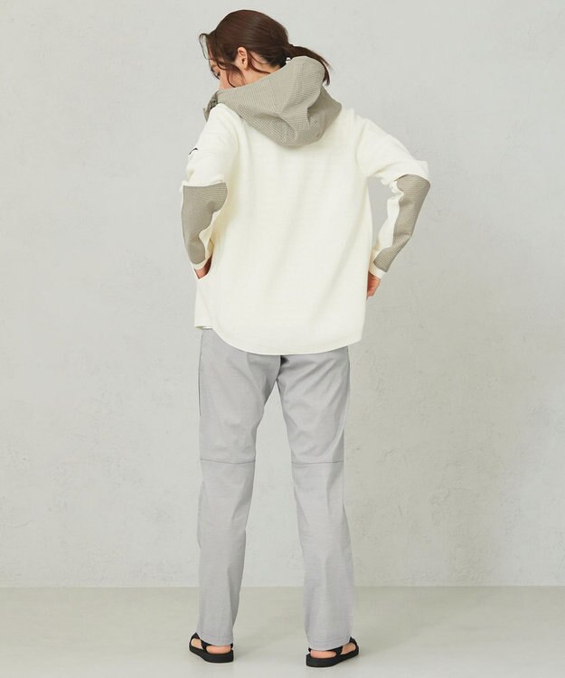 JOSEPH ABBOUD MOUNTAIN 【UNISEX】コーデュラコットン パーカー ホワイト系