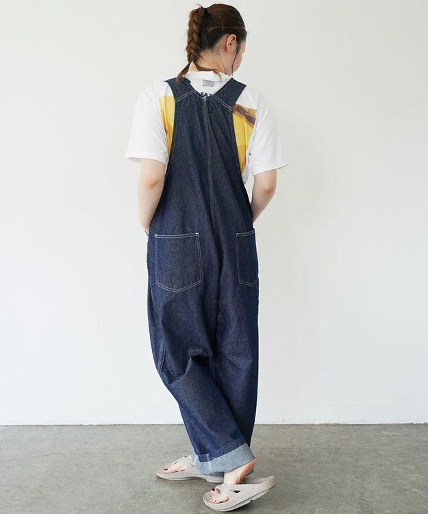 caqu デニムオーバーオール rinse