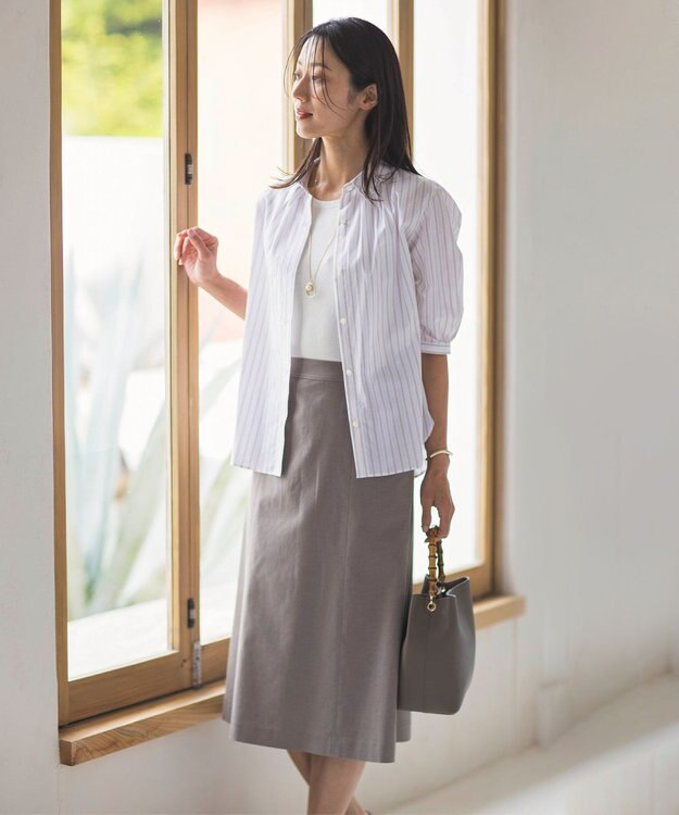 J.PRESS LADIES 【3点セット・A4サイズ収納可】マトリョーシカ トート バッグ ネイビー系